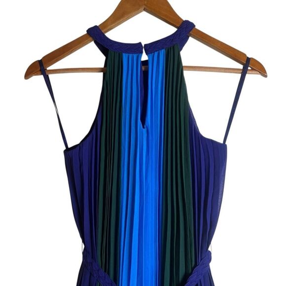 NWT! WHBM colourblock braided halter‎ dress. Size xxs - Picture 8 of 9